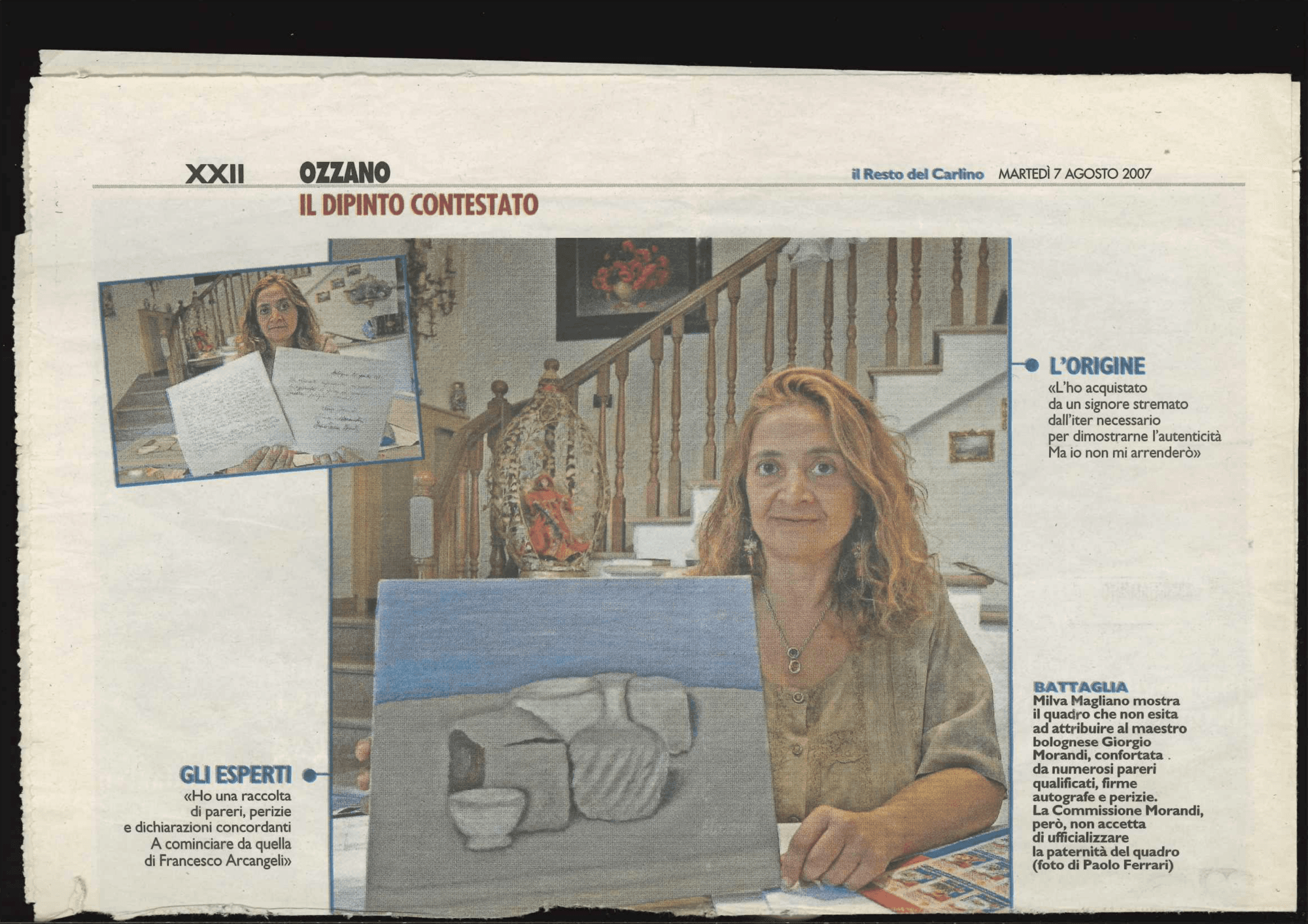 Rassegna stampa: articolo di giornale su una causa seguita dallo studio
